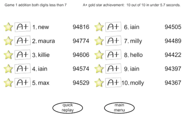 SuperfastMathLite android App screenshot 3